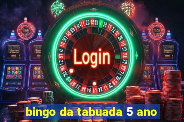 bingo da tabuada 5 ano